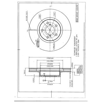 DESELRA BRAKE DISC FRONT (BKD14358)