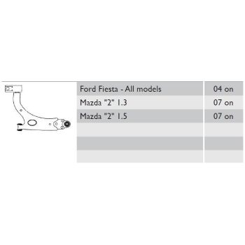 MOVO CONTROL ARM LOWER (BJSH460R)
