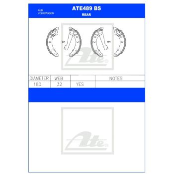 ATE Brake Shoe Set (ATE489BS)