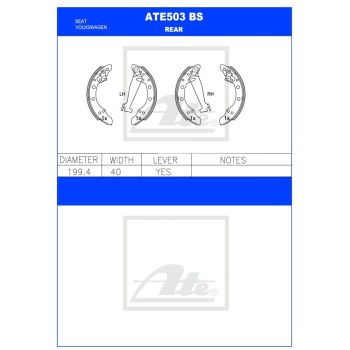 ATE Brake Shoe Set (ATE503BS)