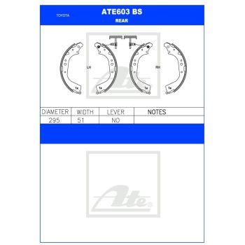 ATE Brake Shoe Set (ATE603BS)