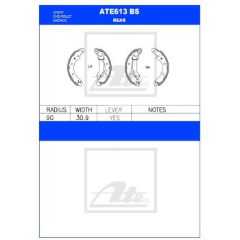 ATE Brake Shoe Set (ATE613BS)