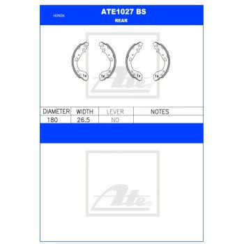 ATE Brake Shoe Set (ATE1027BS)
