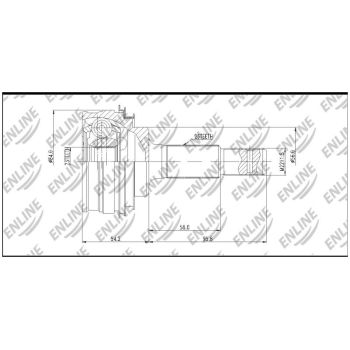 ENLINE CV JOINT OUTER (CVTO1010ZZ)