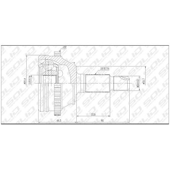SOLID CV JOINT OUTER (CVRV1008A)