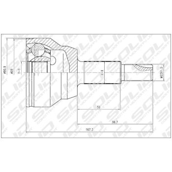 SOLID CV JOINT OUTER (CVTO1140)