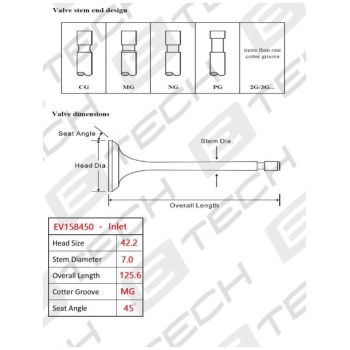 E TECH INLET VALVE (EV158450)