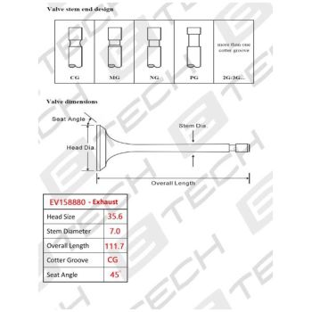 E TECH EXHAUST VALVE (EV158880)