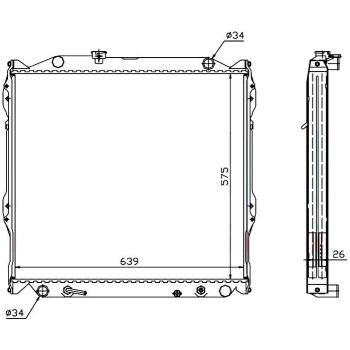 PLEXUS RADIATOR (RDTA0950A)