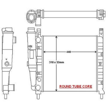 PLEXUS RADIATOR (RDFT0010A)