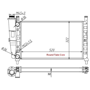 PLEXUS RADIATOR (RDFT0010B)