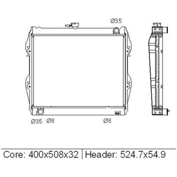 PLEXUS RADIATOR (RDTA0360A)
