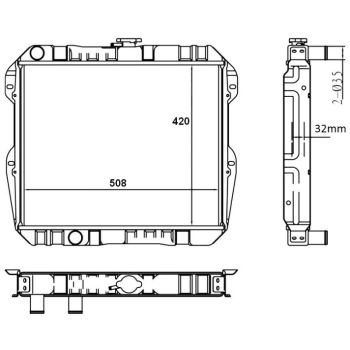 PLEXUS RADIATOR (RDTA0360B)