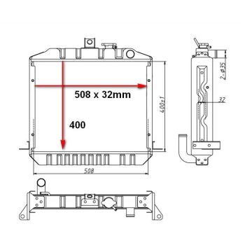 PLEXUS RADIATOR (RDTA0600)