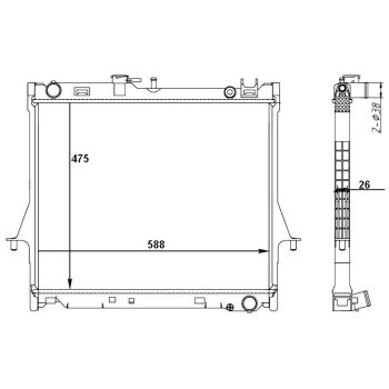 PLEXUS RADIATOR (RDIZ0110)
