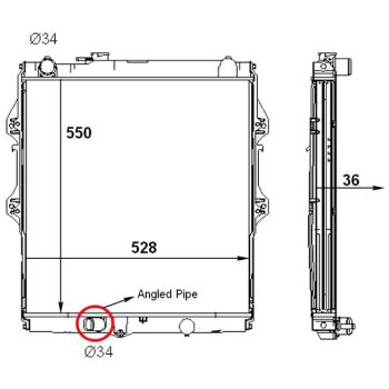 PLEXUS RADIATOR (RDTA0400B)