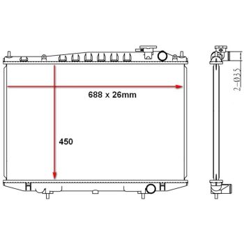 PLEXUS RADIATOR (RDNN0390)