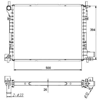 PLEXUS RADIATOR (RDFD0220)