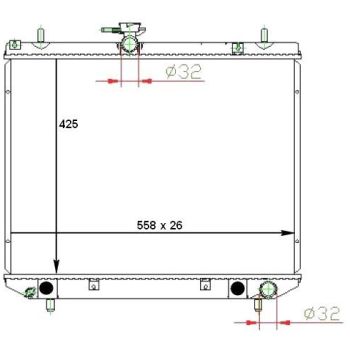 PLEXUS RADIATOR (RDTA0531B)