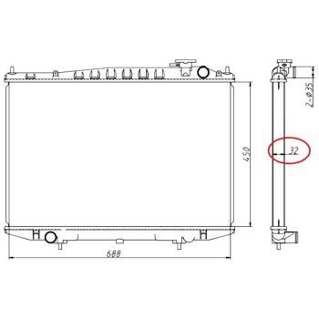 PLEXUS RADIATOR (RDNN0390B)