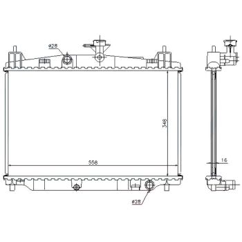 PLEXUS RADIATOR (RDMZ0430)