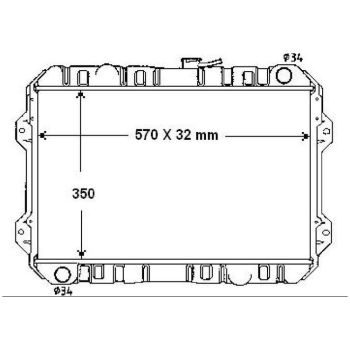 PLEXUS RADIATOR (RDTA0530A)