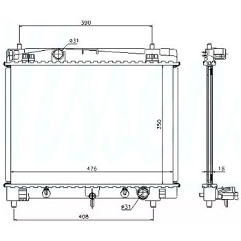 PLEXUS RADIATOR (RDTA0150A)