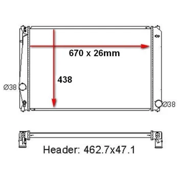 PLEXUS RADIATOR (9115000168)