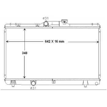 PLEXUS RADIATOR  (9115000170)