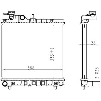 PLEXUS RADIATOR (RDHY0005)