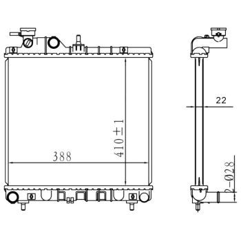 PLEXUS RADIATOR (RDHY0006)