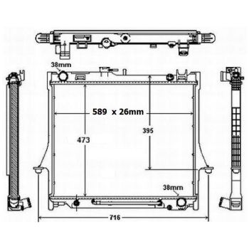 PLEXUS RADIATOR (RDIZ0110A)
