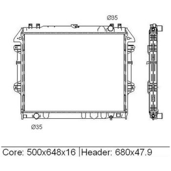 PLEXUS RADIATOR (RDTA0411)