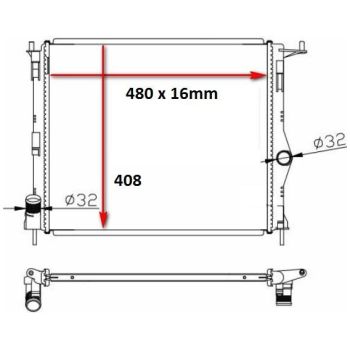 PLEXUS RADIATOR (RDNN0321)