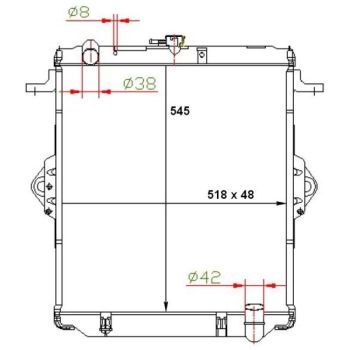 PLEXUS RADIATOR (RDTA0850)