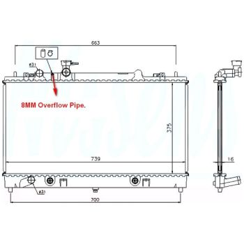 PLEXUS RADIATOR  (RDMZ0330A)