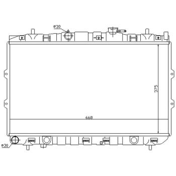 PLEXUS RADIATOR (RDKI0030)