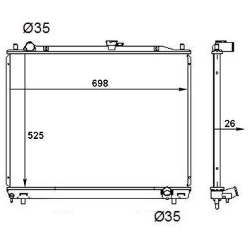 PLEXUS RADIATOR (RDMI0320)