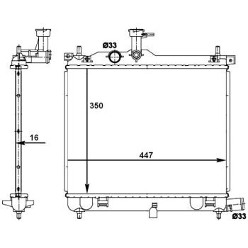 PLEXUS RADIATOR (RDHY0161)