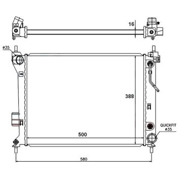 PLEXUS RADIATOR (RDHY0170A)