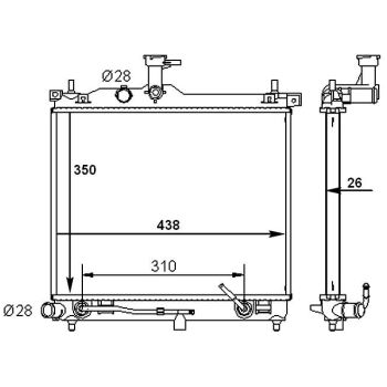 PLEXUS RADIATOR (RDHY0120A)