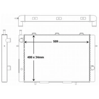 PLEXUS RADIATOR  (9115000238)