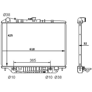 PLEXUS RADIATOR (RDIZ0040C)