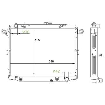 PLEXUS RADIATOR (RDTA0810B)