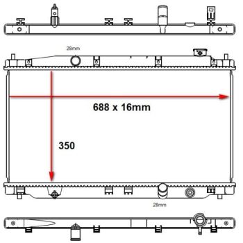 PLEXUS RADIATOR (RDHD0001A)