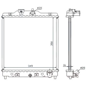 PLEXUS RADIATOR (RDHD0040)
