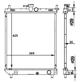 PLEXUS RADIATOR (RDTA0532)
