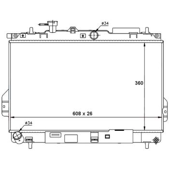 PLEXUS RADIATOR (RDHY0140)