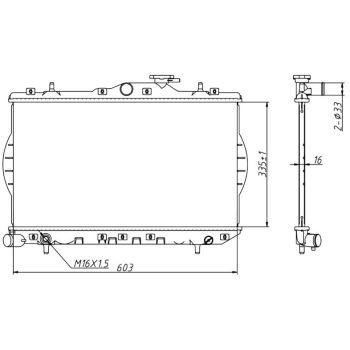 PLEXUS RADIATOR (RDHY0010)