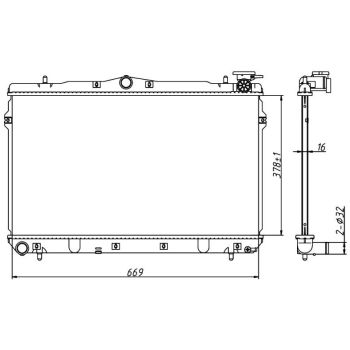PLEXUS RADIATOR (RDHY0060)